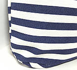 Пляжна сумка річна дрібна синя смуга, фото 4