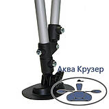 Кріплення основи каркаса тенту на надувні човни ПВХ, колір чорний. Основа кріплення каркаса тенту для надувних, фото 4