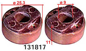 Колекторні контактні кільця якоря генератора BEDFORD 220 230 240 CASE 1394 1494 1594 1690 1694 NEW HOLLAND
