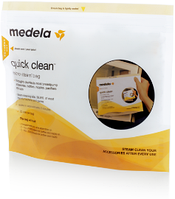 Пакеты Medela для паровой стерилизации бутылочек в микроволновой печи. 5 шт. (Quick Clean Microwave Bags)