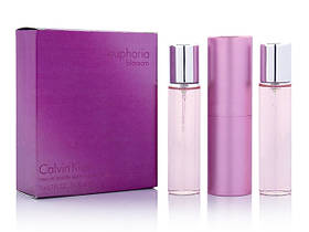 Мини парфюм Calvin Klein Euphoria Blossom (Кельвин Кляйн Эйфория Блоссом) 3*15 мл