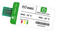 Одноразовий реєстратор температури Fresh Tag 1 на 60 днів (-30...+ 70 С; ±0.5 С). IP67. PDF