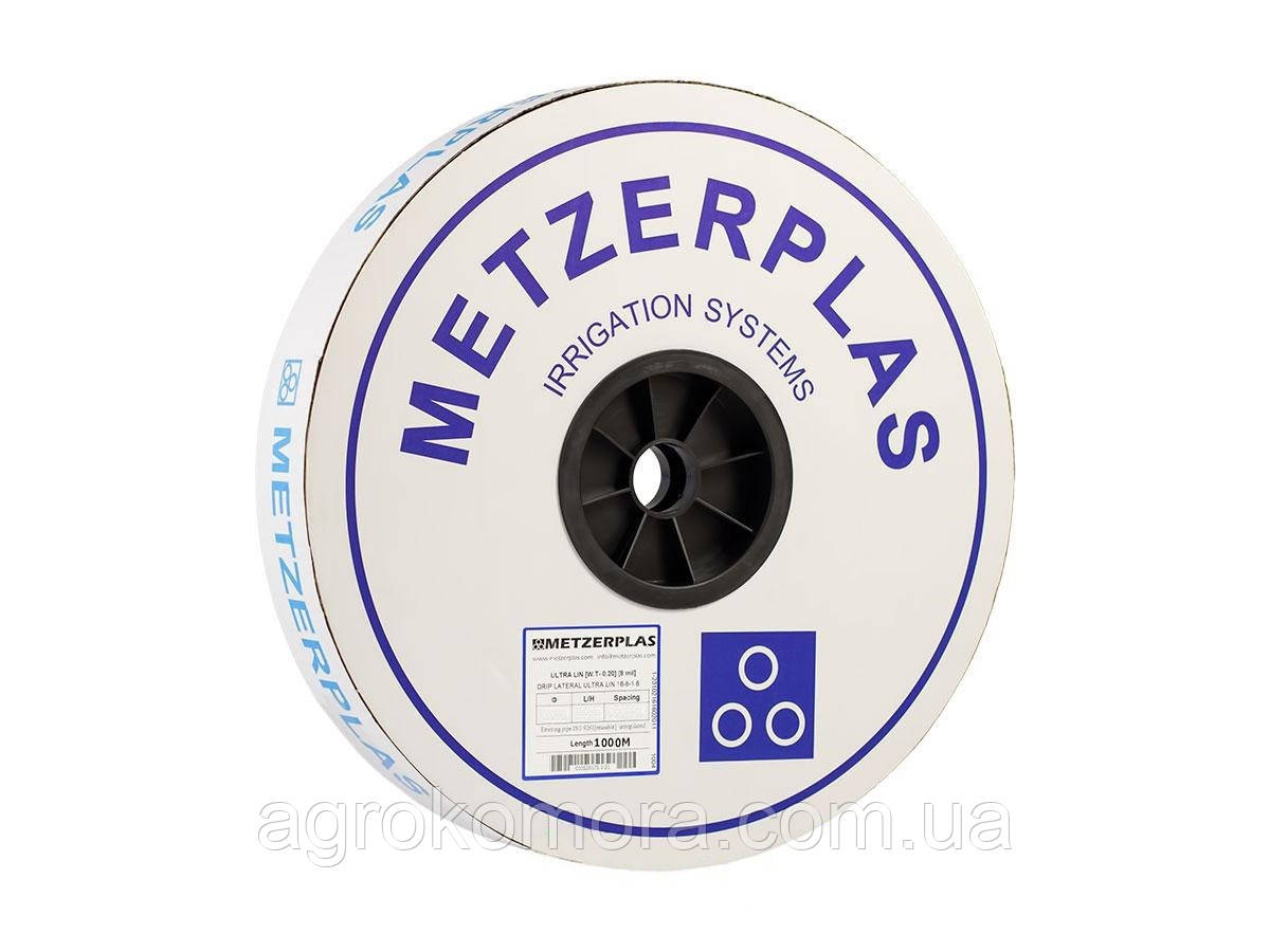Крапельна стрічка Metzerplas 8міл 20см 1,0 л/годину 500м (Ізраїль)