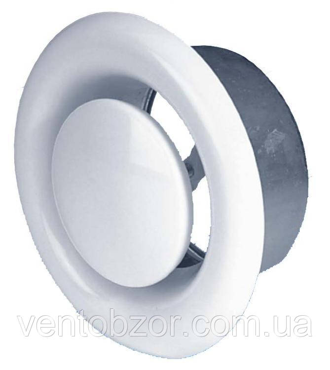 Анемостат металевий приплив/витяжка ф160 мм, фото 1