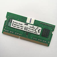 Оперативна пам'ять для ноутбука Kingston SODIMM DDR3 4Gb 1333MHz PC3-10600s 1R8 CL9 (KVR13S9S8/4) Б/У