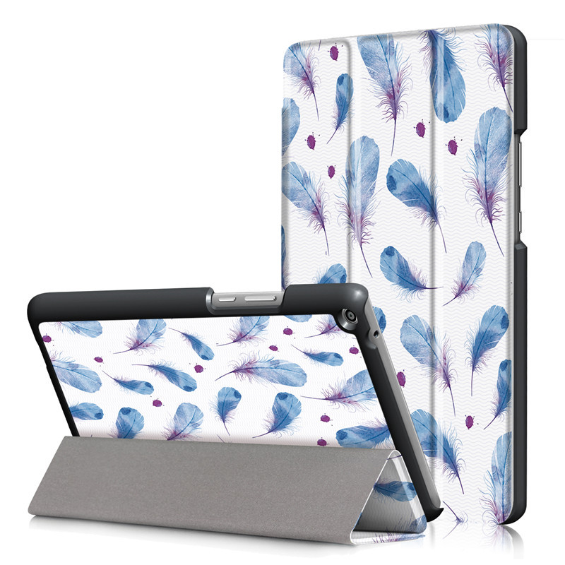 Чехол Huawei MediaPad T3 8 (KOB-L09 / KOB-W09) чехол Ultra Slim Blue Feathers