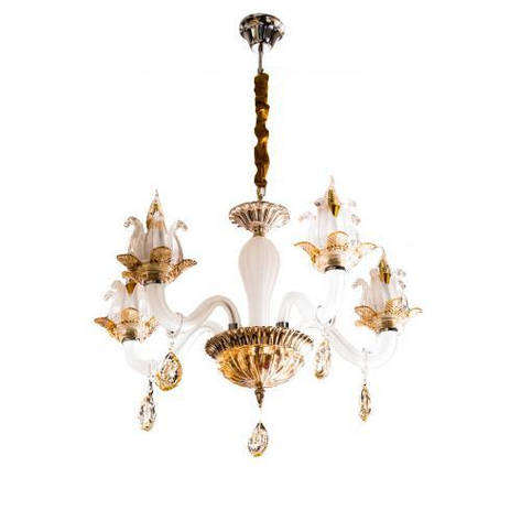 Люстра кришталева підвісна, світильник підвісний Sunlight на 5 ламп 1009, фото 1