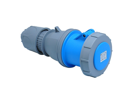 Роз'єм силовий: розетка кабельна, 63А, 3 полюси 2p+e, IP67