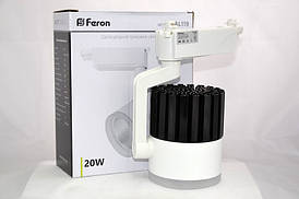 Світлодіодний світильник трековий Feron AL119 20W білий