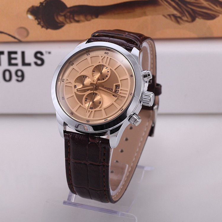 Годинник чоловічий Curren Touareg silver brown