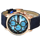 Годинник чоловічий Curren California blue-gold-blue, фото 2