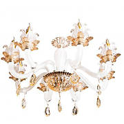 Люстра кришталева підвісна, світильник підвісний Sunlight на 6 ламп 1009