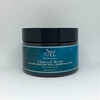 Солевой скраб для лица и тела с активированным углем и маслами Charcoal Scrub TM Sugar Life