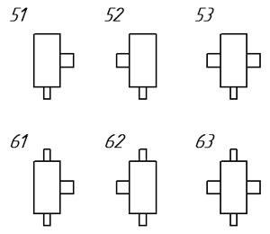 Схема складання редукторів РЧН  Схема складання редукторів РЧН