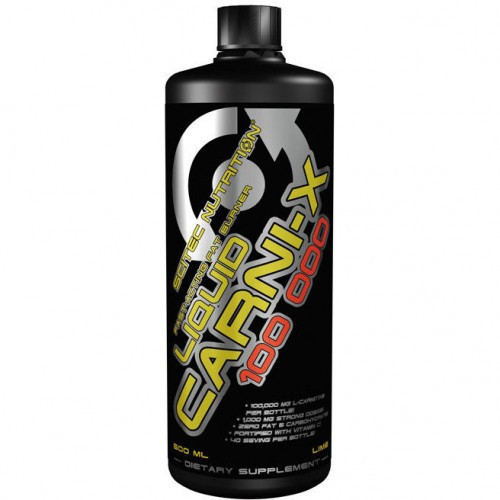 SCITEC NUTRITION CARNI-X LIQUID 100000 500 ML - фото 1 - id-p878965361