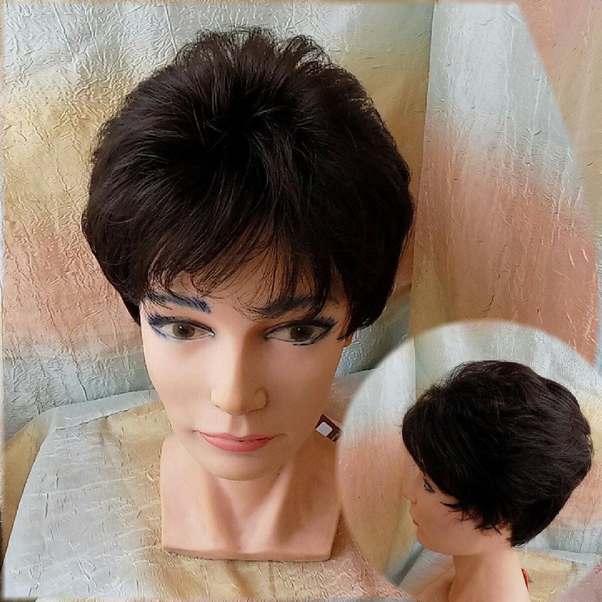 Перука коротка з термоволокна темно-шоколадний MADREN CW-4, фото 1