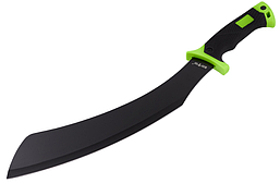 Мачете кукхри сталеве лезо (чорна сталь), рукоять резинопластик, тканинний чохол, Kukri кукрі