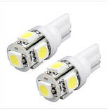 Лампа габарити, повороти, підсвічування Т10 5050 5LED, фото 3
