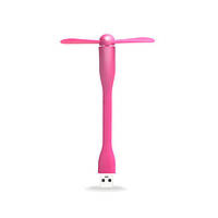 USB вентилятор rubber blower pink