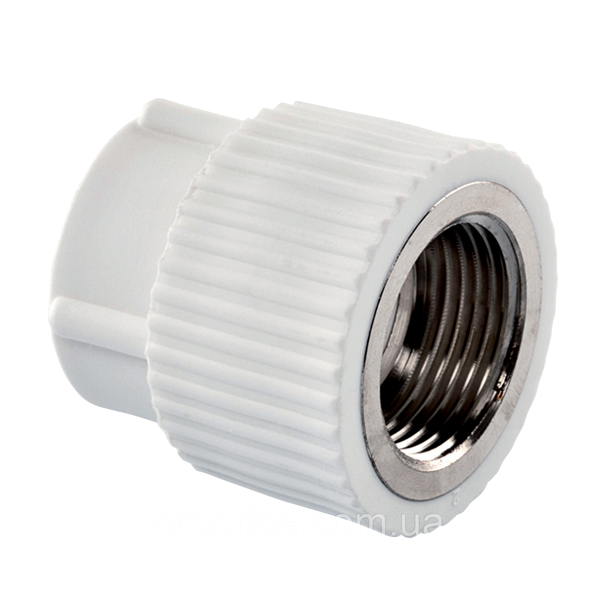 Поліпропіленова муфта внутрішня різь Tebo, біла, фото 1