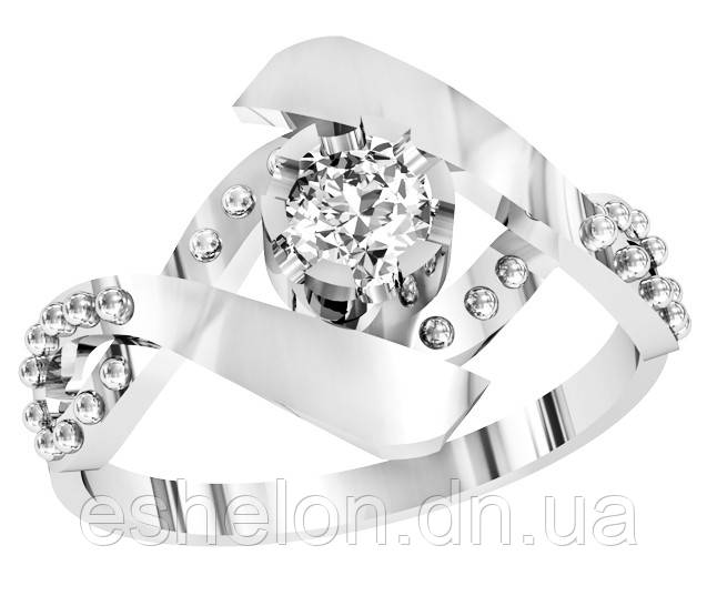 Жіноче кільце срібне Veronica, фото 1