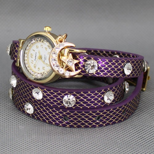 Годинник жіночий Moon purple
