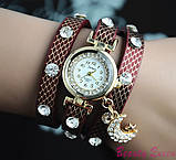 Годинник жіночий Moon red, фото 4