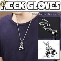 Подвеска на шею Боксерские перчатки - "Neck Gloves" - подарочная упаковка