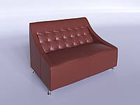 Офисный диван "Полис" светло-коричневый