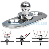 Відповідна частина з пластиною, закріплюваною гвинтами або заклепками, TENAX, для кнопки тентовою.