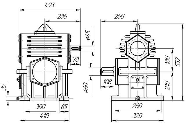 Редуктор РЧН-180 креслення