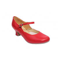 Туфли для народных танцев женские каблук 5 см Фламенко.
