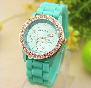 Годинник жіночий Geneva Fashion mint (м'ятний)