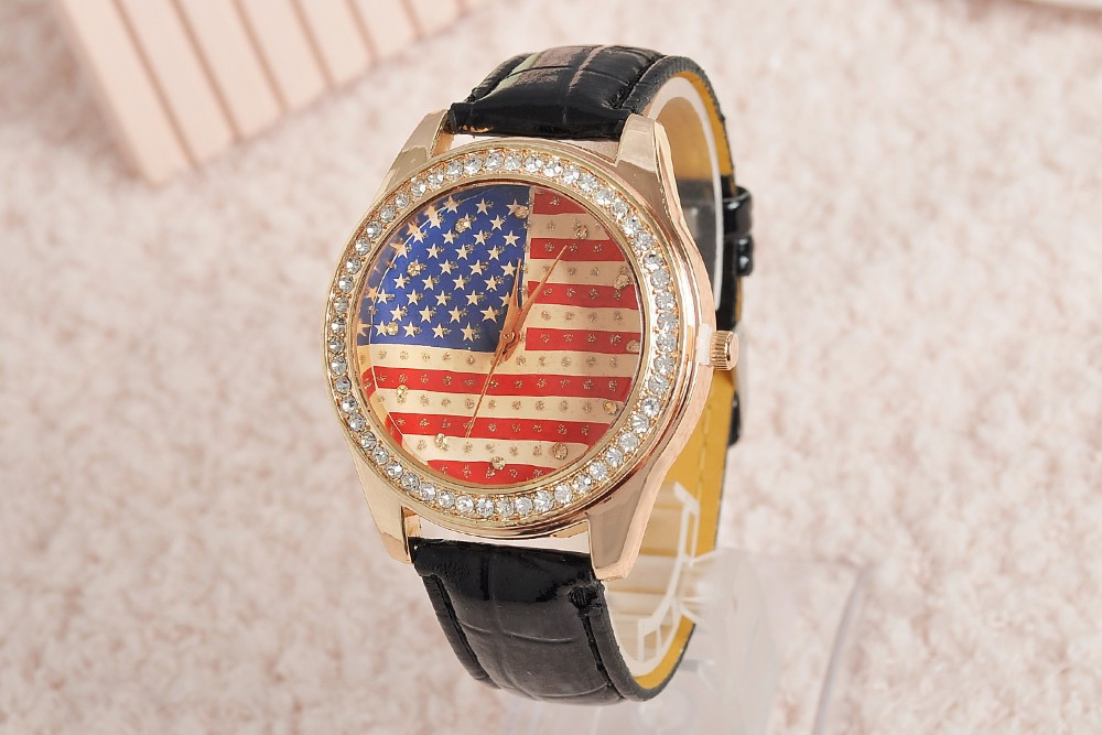 Годинник жіночий USA STYLE black (чорний)