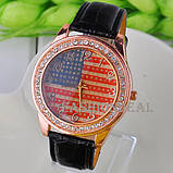 Годинник жіночий USA STYLE black (чорний), фото 3