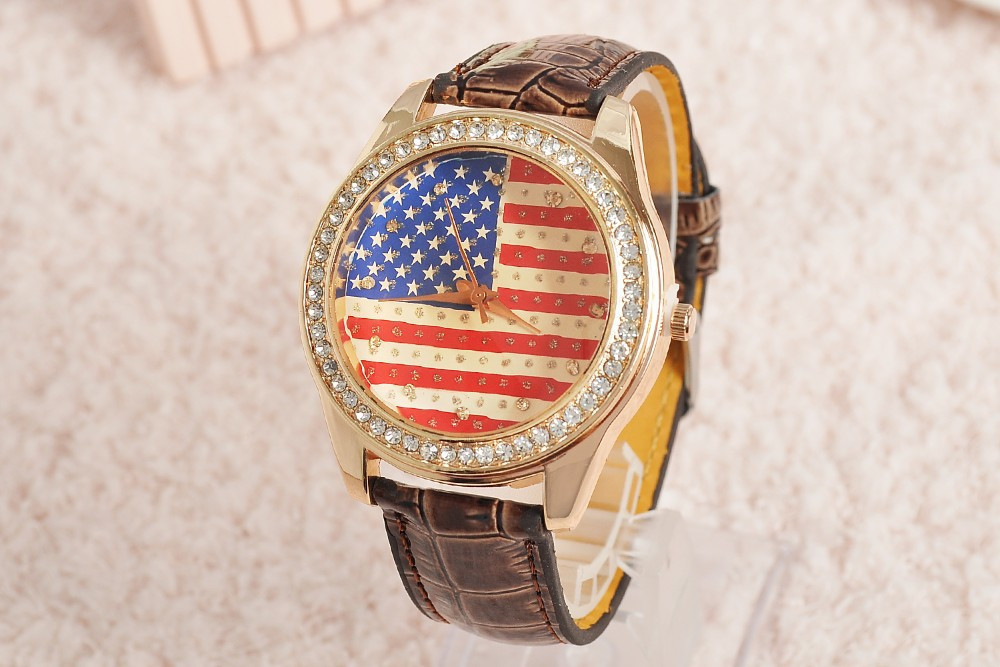 Годинник жіночий USA STYLE brown (коричневий), фото 1