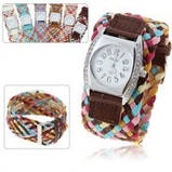 Годинник жіночий наручний Fashion Lady Cord brown (коричневий), фото 2