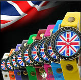 Годинник жіночий наручний BRITISH FLAG light blue (блакитний), фото 4