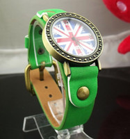Годинник жіночий наручний BRITISH FLAG green (зелений)