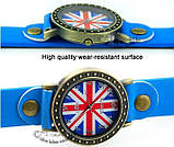 Годинник жіночий наручний BRITISH FLAG light blue (блакитний), фото 3