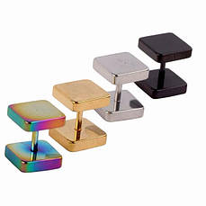 Тунель-обманка (хір. сталь, квадратний)