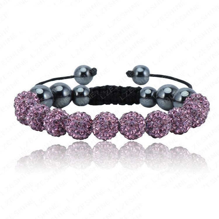 Браслет жіночий Шамбала SHAF0022 purple (фіолетовий)