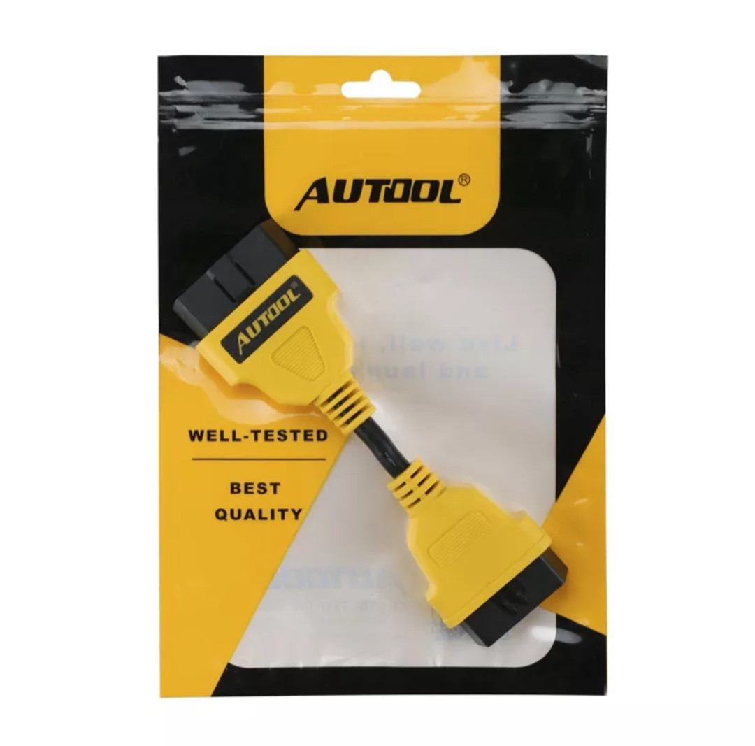 Autool 14 см OBD2 подовжувач OBDII роз'єм 16pin