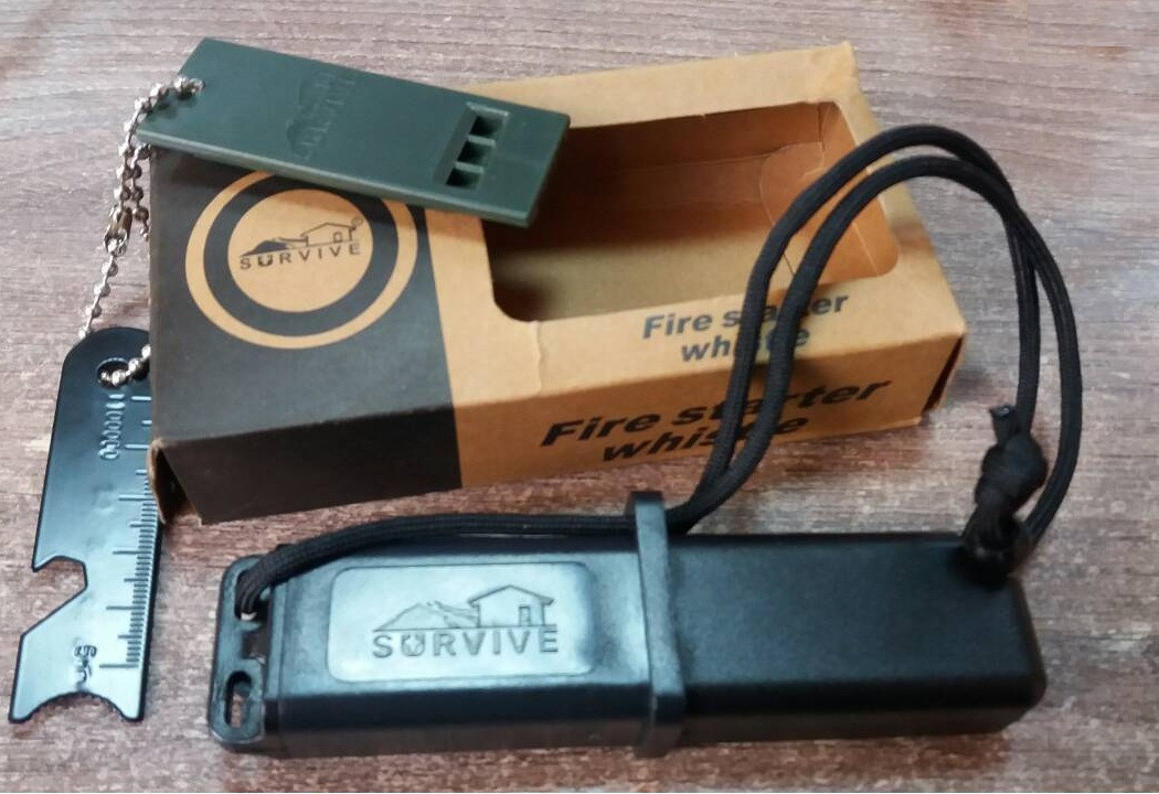 Похідне кресало-крісало Firebox+звисток у подарунок