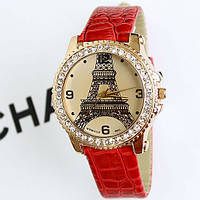 Часы женские наручные Париж Paris 4 цвета red (красный)