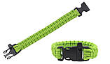 Браслет виживання Paracord light green, фото 3