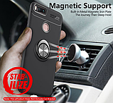 Силіконовий чохол Sirius Metal Ring для Xiaomi Redmi Note 6 black, фото 7