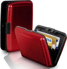 Гаманець-кредитниця Aluma Wallet red, фото 1