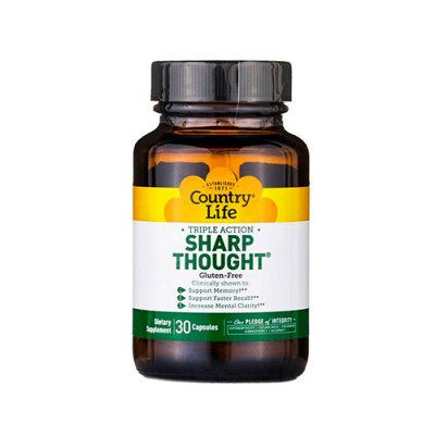 Вітаміни для розуму Sharp Thought (30 капс.) Country Life, фото 1