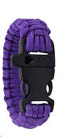 Браслет виживання Paracord purple